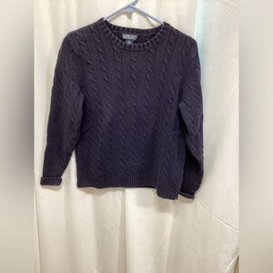Lands' End  Cable Knit Sweater
